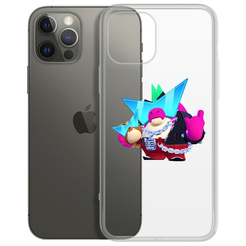 Чехол-накладка Clear Case Brawl Stars-Плохиш Базз для iPhone 12 Pro Max чехол накладка clear case brawl stars плохиш базз для vivo y31