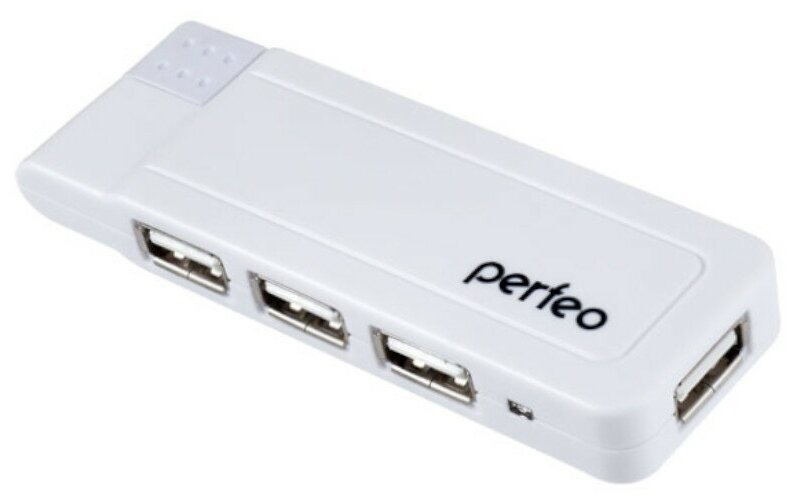 Perfeo PF-VI-H021 разветвитель на 4 порта USB HUB 20 белый