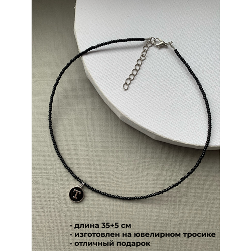 Чокер SIDORINA SOFIA ACCESSORIES бисер длина 35 см черный 194₽