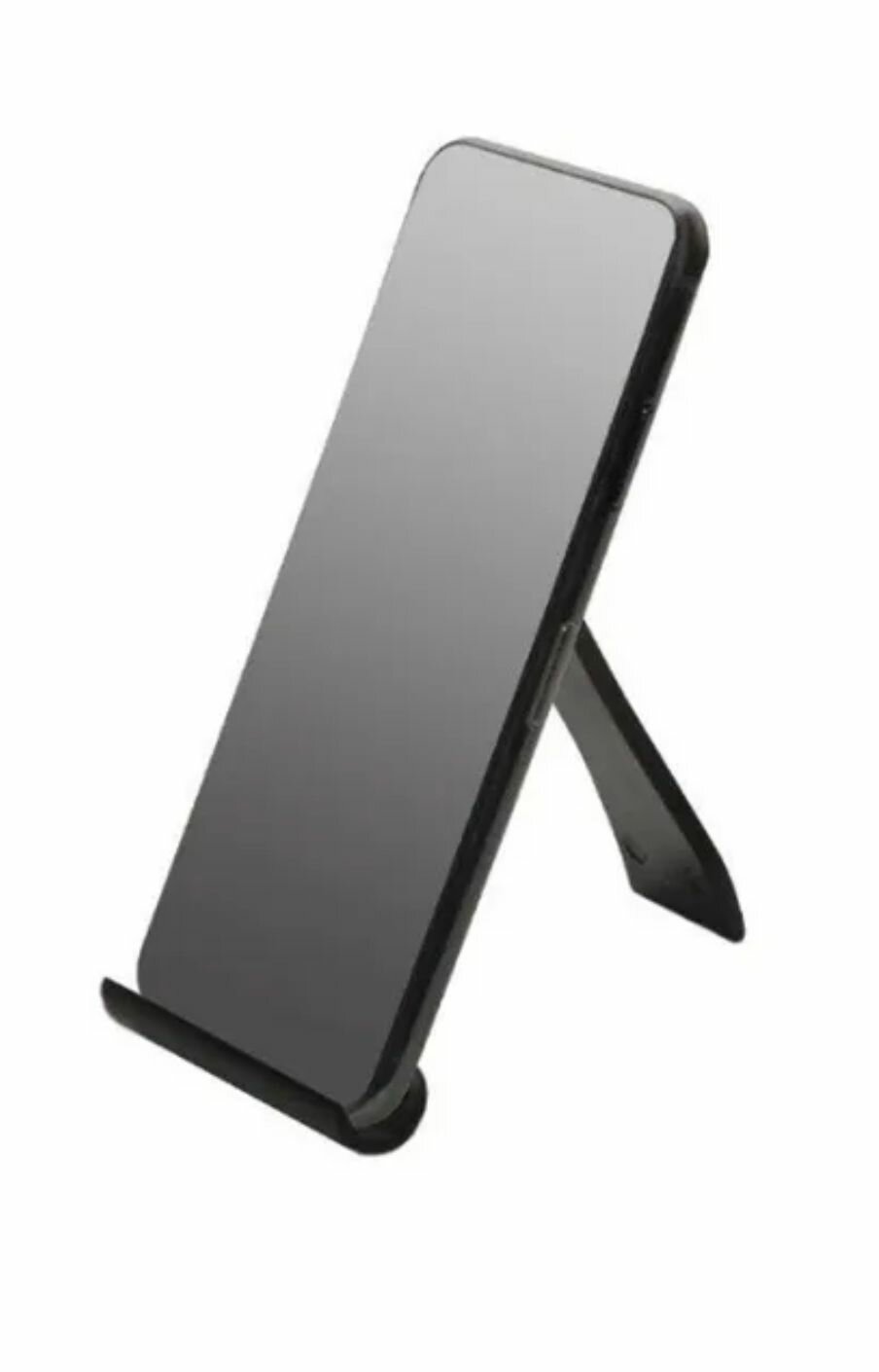 Подставка для телефона настольная черная / держатель для мобильника, планшета, стойка на стол для смартфона Android/iphone/Xiaomi/Samsung
