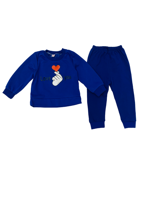 Комплект одежды Velikonemalo, размер 98, синий, красный