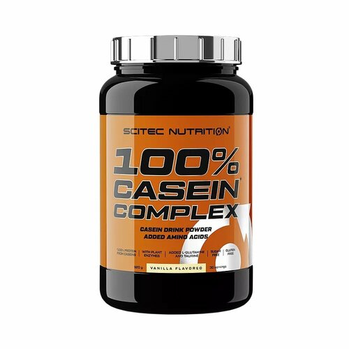 Протеин Scitec Nutrition 100% Casein Complex, 920 гр., ваниль