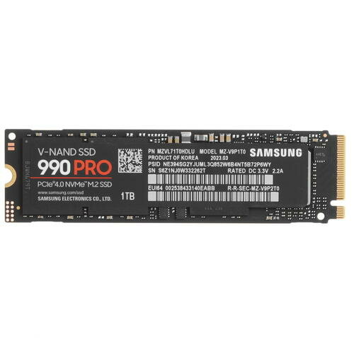 Твердотельный накопитель Samsung 990 PRO 1 ТБ M2 MZ-V9P1T0BW