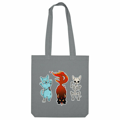 фото Сумка шоппер us basic, серый