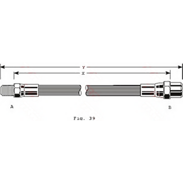 TRW PHB125 Шланг тормозной задний TRW PHB125