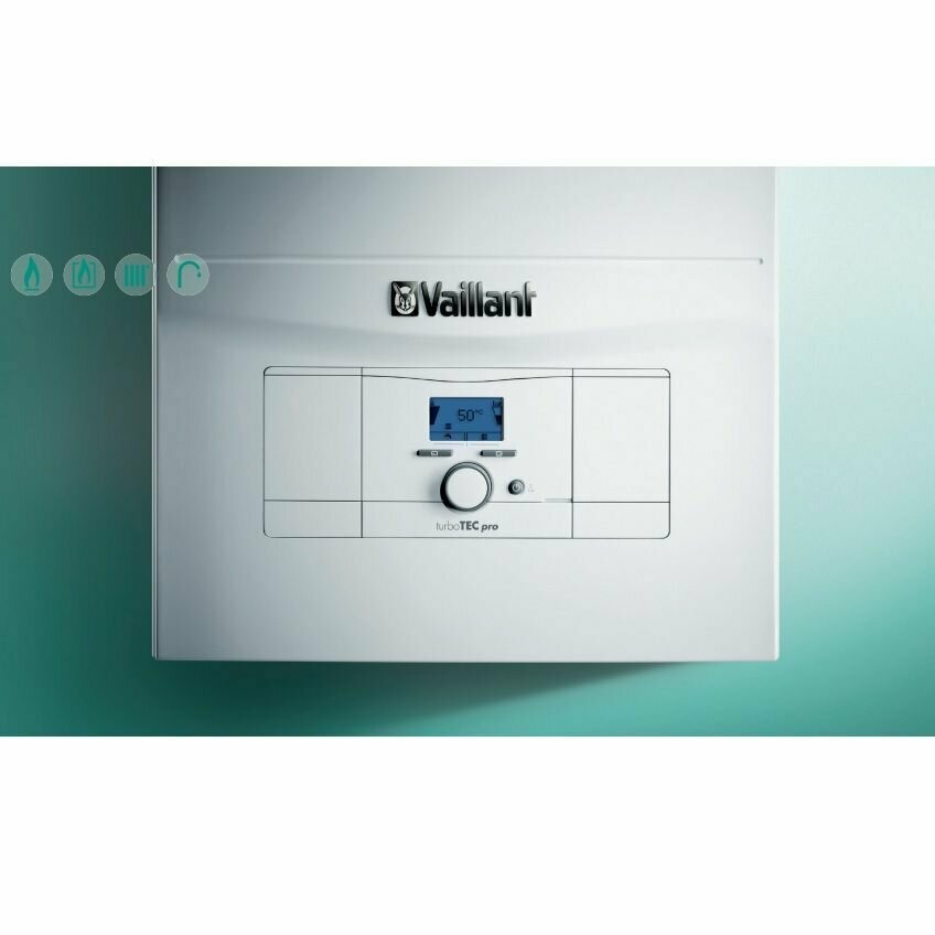 Настенный газовый котёл Vaillant turboTEC pro VUW 242/5-3 24 кВт, двухконтурный, закрытая камера - фото №17