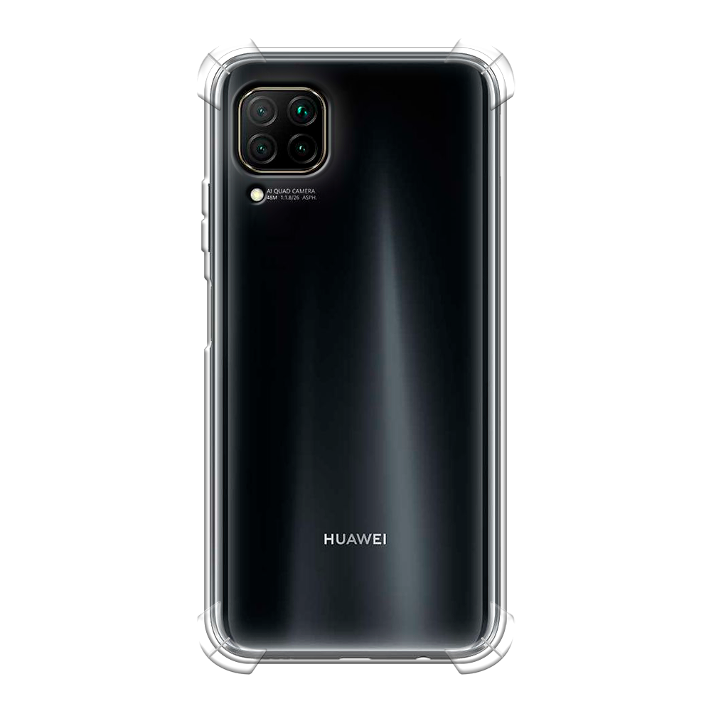 Противоударный силиконовый чехол на Huawei Nova 6 SE / Хуавей Нова 6 SE, прозрачный