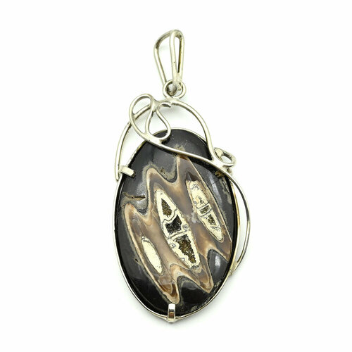 фото Подвеска радуга камня, аметист, голубой, фиолетовый