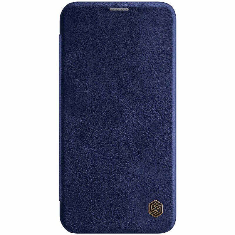 Чехол Nillkin Qin Leather Case для Apple iPhone 12 Mini Blue (синий)