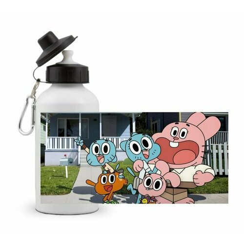 фото Спортивная бутылка удивительный мир гамбола, the amazing world of gumball №9 goodbrelok
