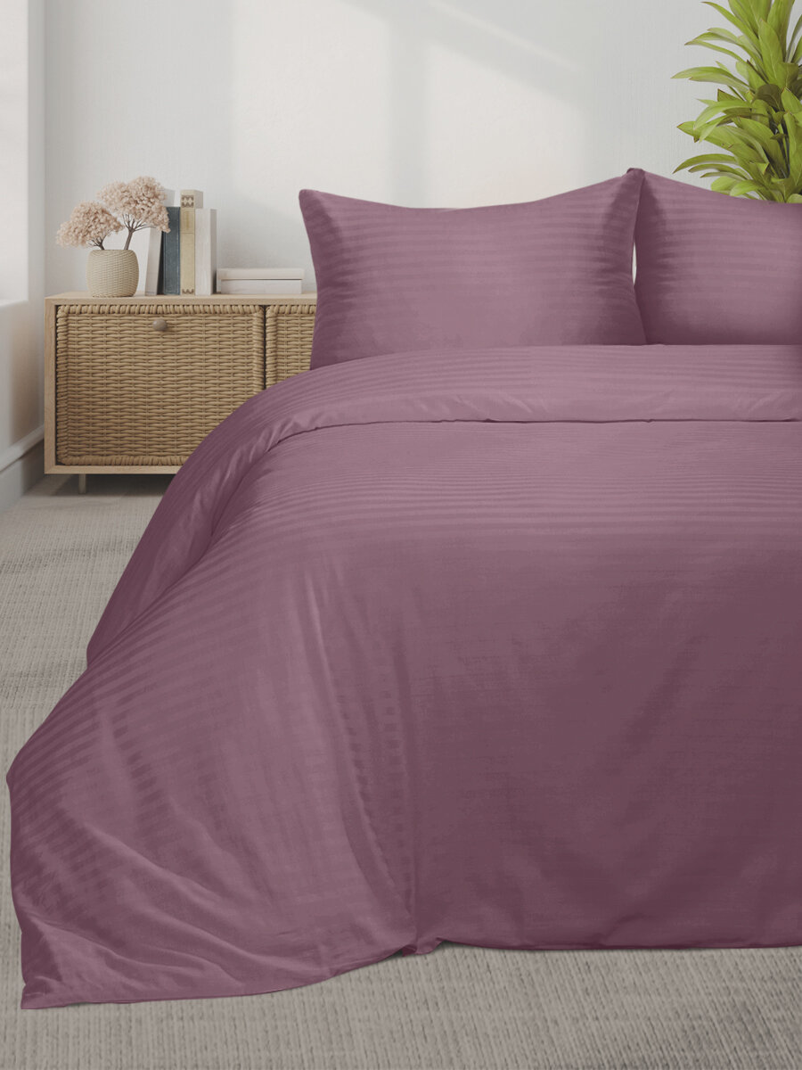 фото Постельное белье Евро The Дом, Полисатин, Орхид