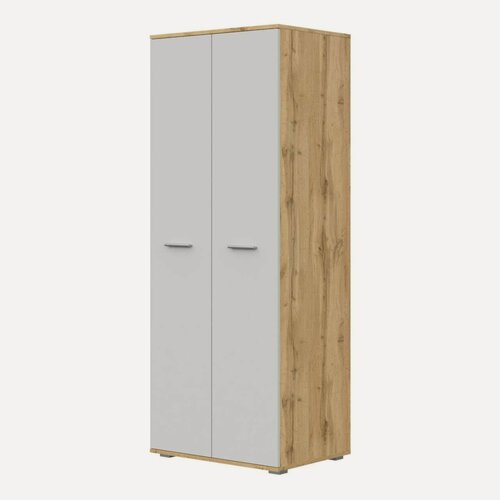 Изображение товара Шкаф для одежды распашной 2-х дверный LIKE Дуб Вотан Белый