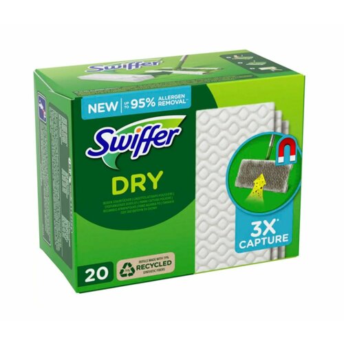 Swiffer Floor Dry Тряпка Для Уборки Пыли 20 Шт