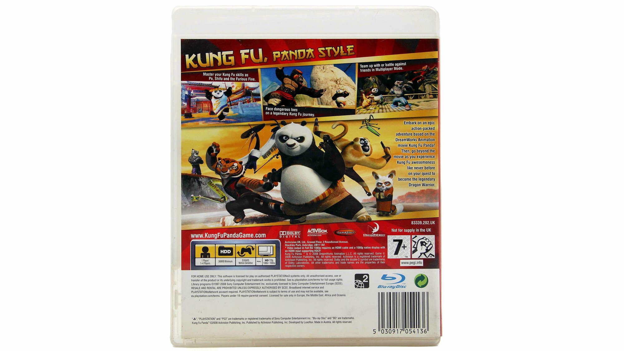 Kung Fu Panda (PS3, Английский язык) — фото 1