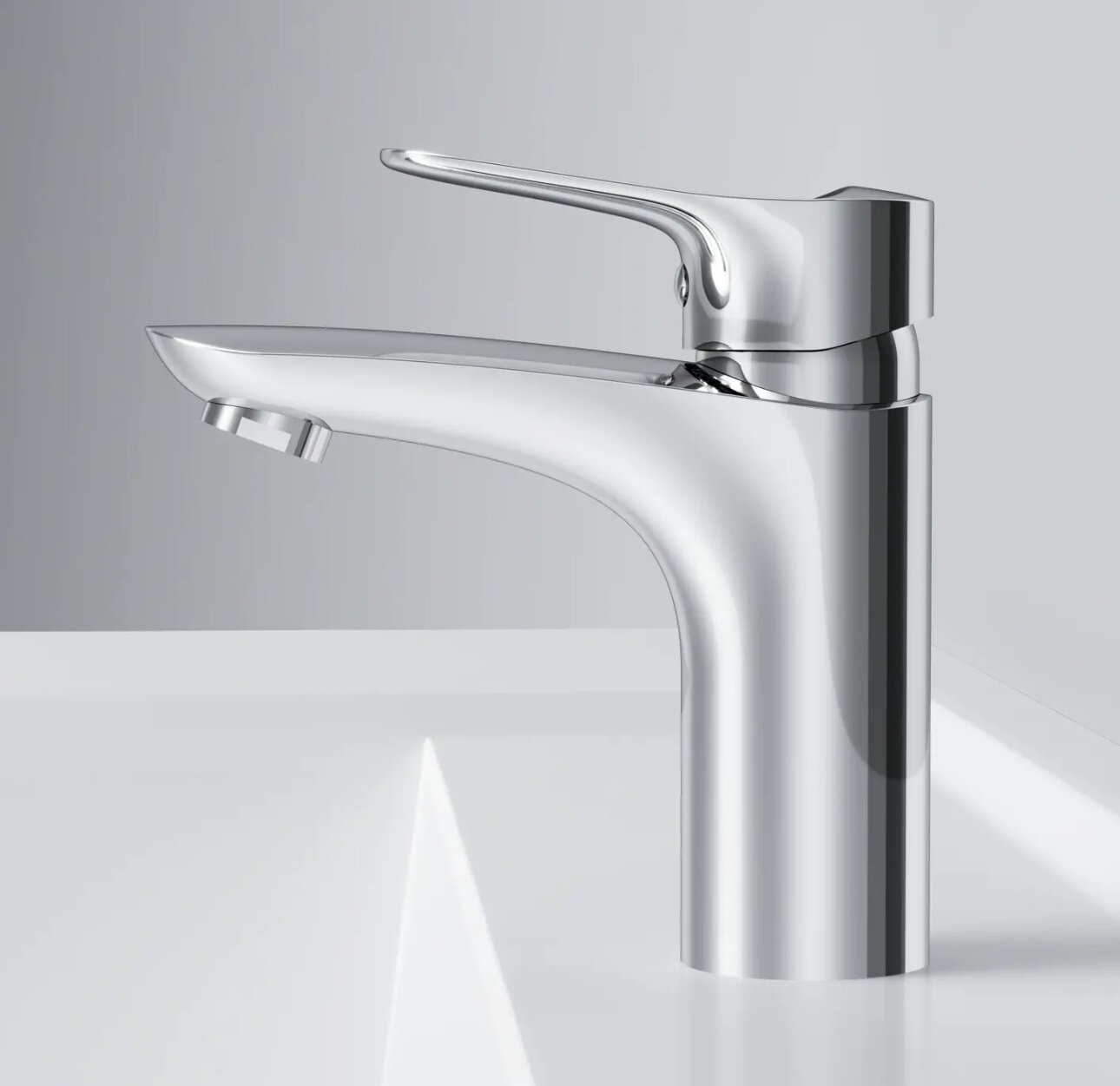 Смеситель для раковины AM.PM Moxie F9ML2100 однорычажный цвет хром - фото №6