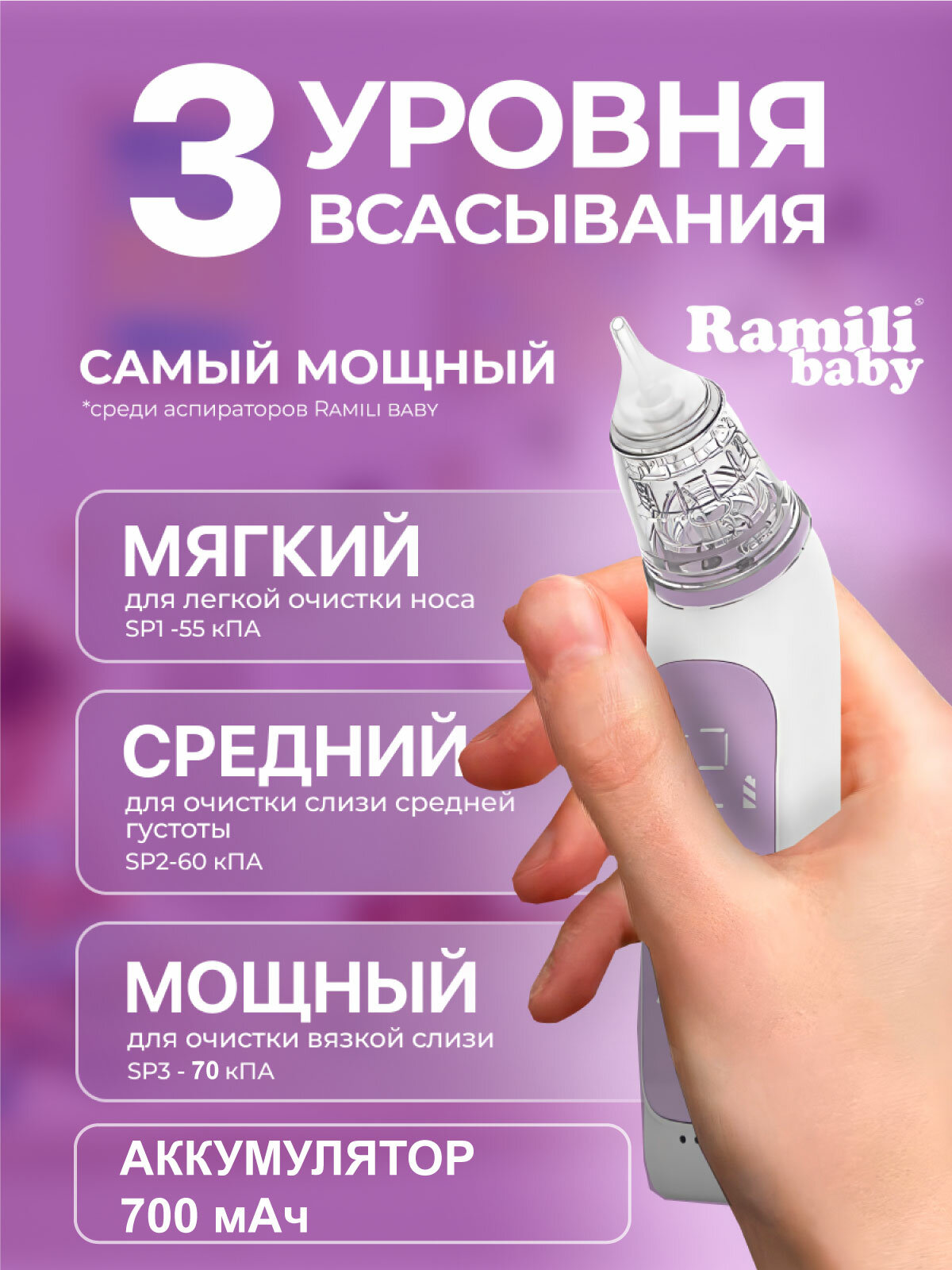 Картинки Аспиратор для новорожденных Ramili Baby AN350 Medical