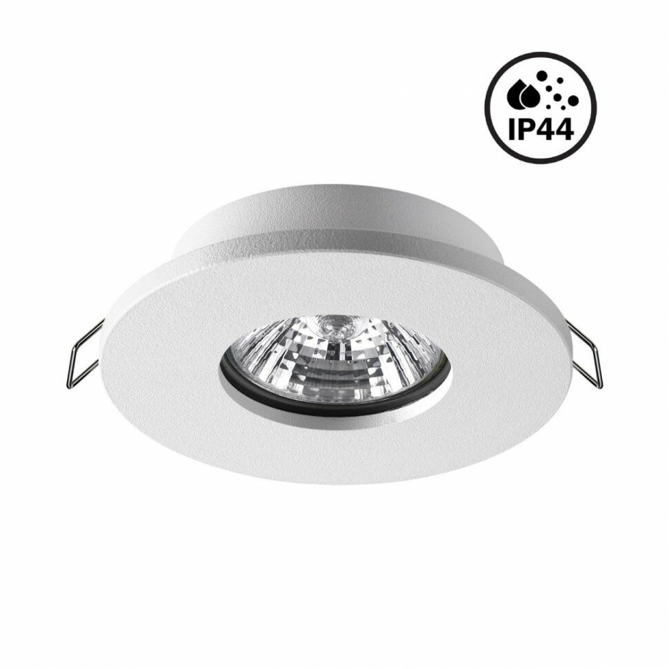 Novotech 370934 SPOT NT22 328 белый Светильник встраиваемый влагозащищенный IP44 GU10 50W 220V AQUA