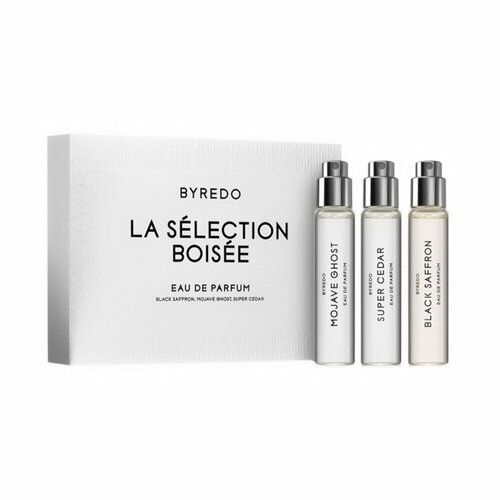 фото Парфюмерный набор byredo la selection boisee 3x12 мл (mojave ghost + super cedar + black saffron)