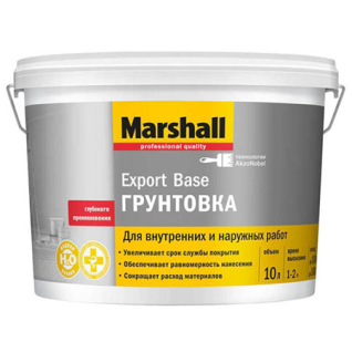 Грунтовка Универсальная Marshall Export Base 10л для Внутренних и Наружных Работ / Маршалл Экспорт Бейз.