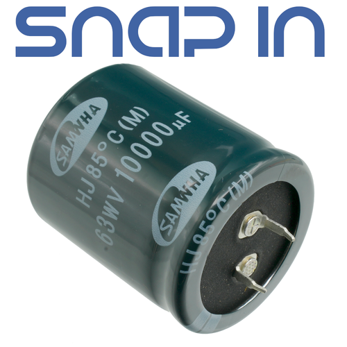 10000мкФ 63В / 35x40мм / HJ / Конденсатор электролитический (2шт)