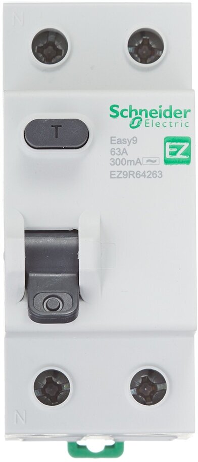 Выключатель дифференциального тока (УЗО) 2п 63А 300мА АС EASY 9 (EZ9R64263)