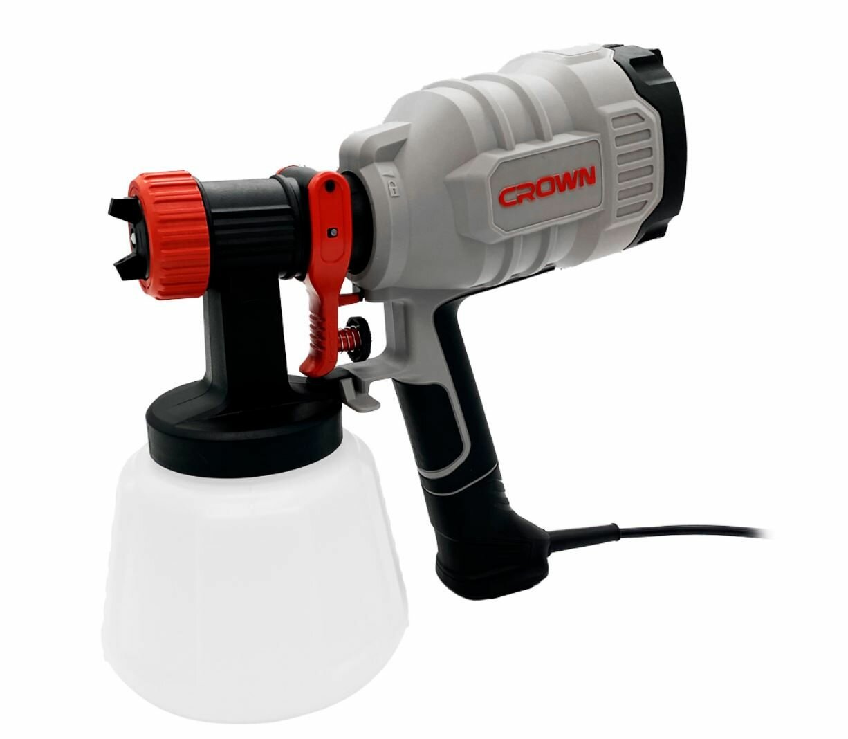 Краскораспылитель электрический CROWN CT31020 нижнее расположение бачка 650 Вт