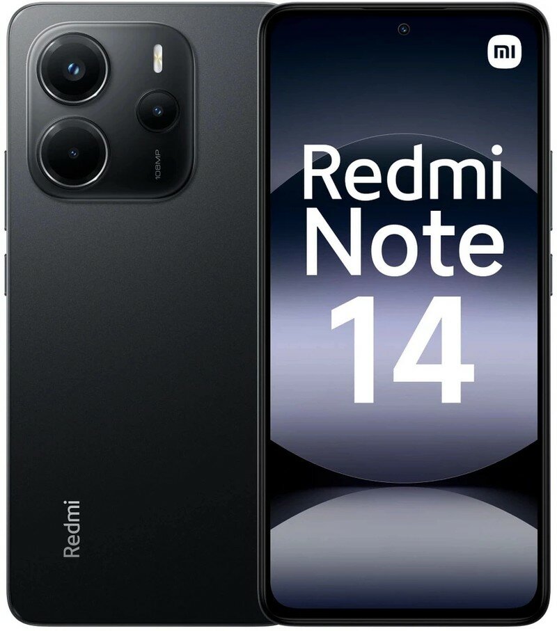 Смартфон Xiaomi Redmi Note 14 8/256Gb черный