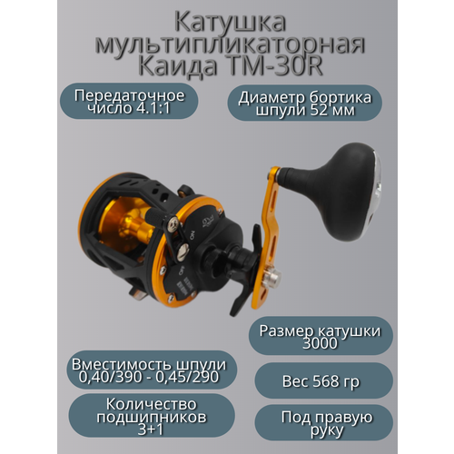 Катушка мультипликаторная Каида TM-30R