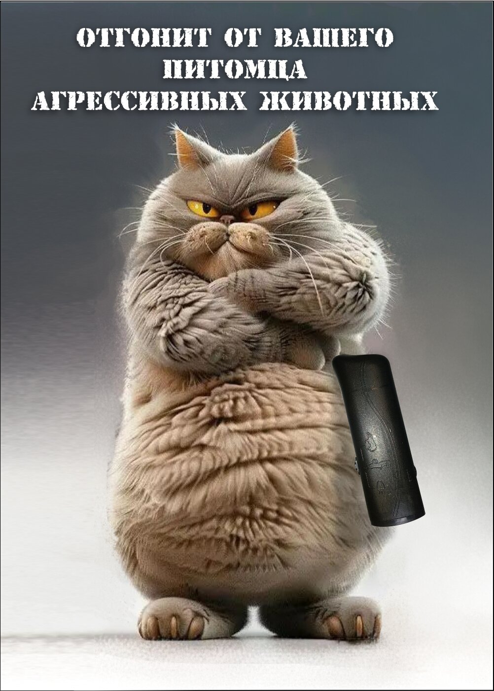 Изображение Ультразвуковой отпугиватель собак, черный