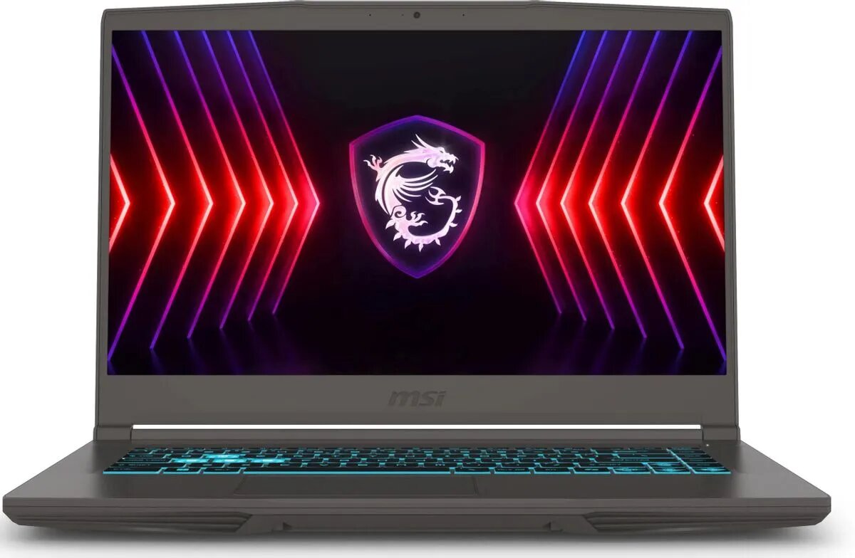 Ноутбук MSI Thin 15 B12UC-2632XRU (Core i5 12450H/15.6"/1920x1080/16Gb/512Gb SSD/nVidia GeForce RTX 3050 4Gb, DOS) 9S7-16R831-2632