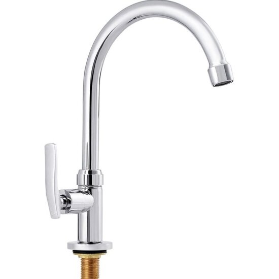 Смеситель для кухни Псм профсан 1 2 кер ПСМ 905 89 плюс тип Кр ЦБА моно  п гайку  без подводки хром