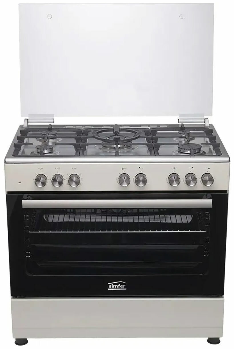 Комбинированная плита Simfer F96MR52010 бежевый