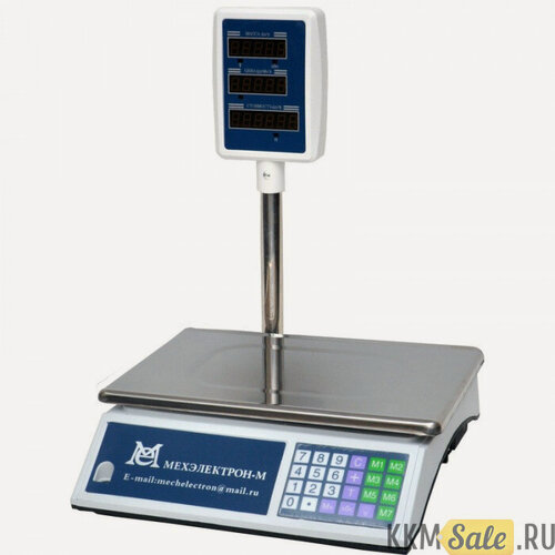 Изображение товара Весы торговые мехэлектрон-м ВР4900-15-2Д-СДБ 01М (LED)