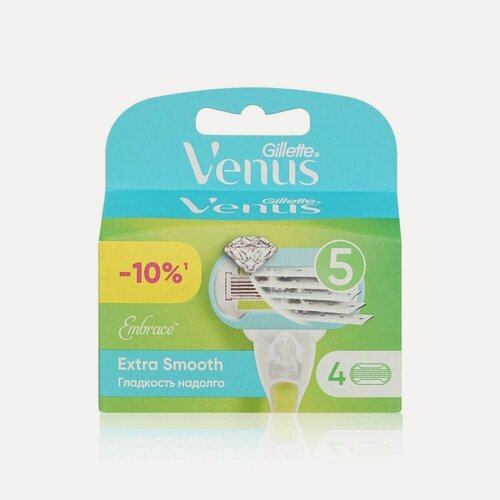 Изображение товара Кассеты для станка Venus Embrace сменные 4шт