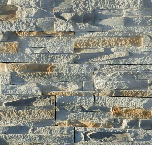 Изображение товара Облицовочный камень Ramo "Спрингхолл", гипсоцемент, серо-бежевый, интерьерный, 1 м²