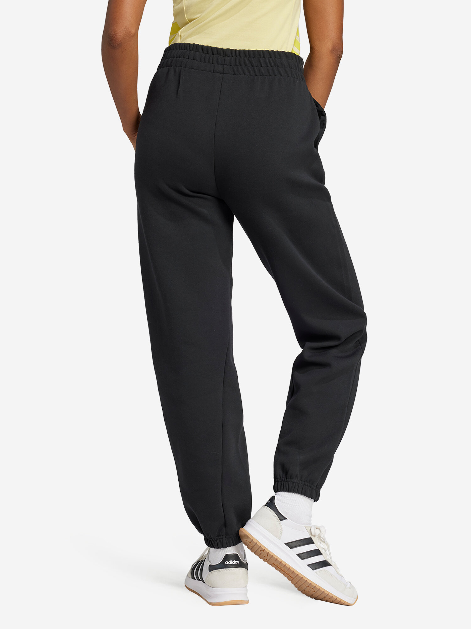 Брюки adidas, размер L, черный — фото 1