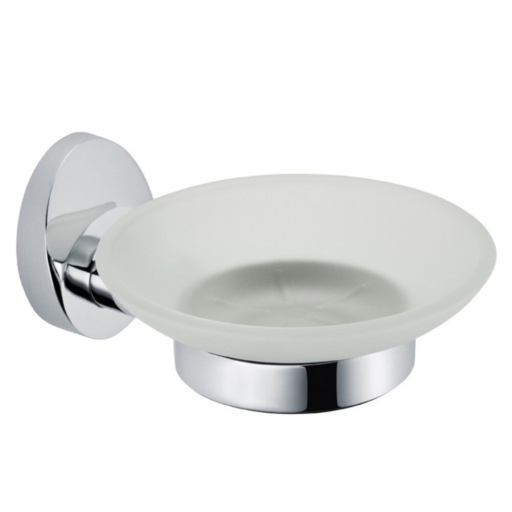 Мыльница стекло хром europa