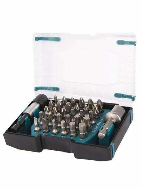 Оригинал: Набор бит Makita D-65084 25 мм с магнитным держателем и адаптером 1/2 32 шт