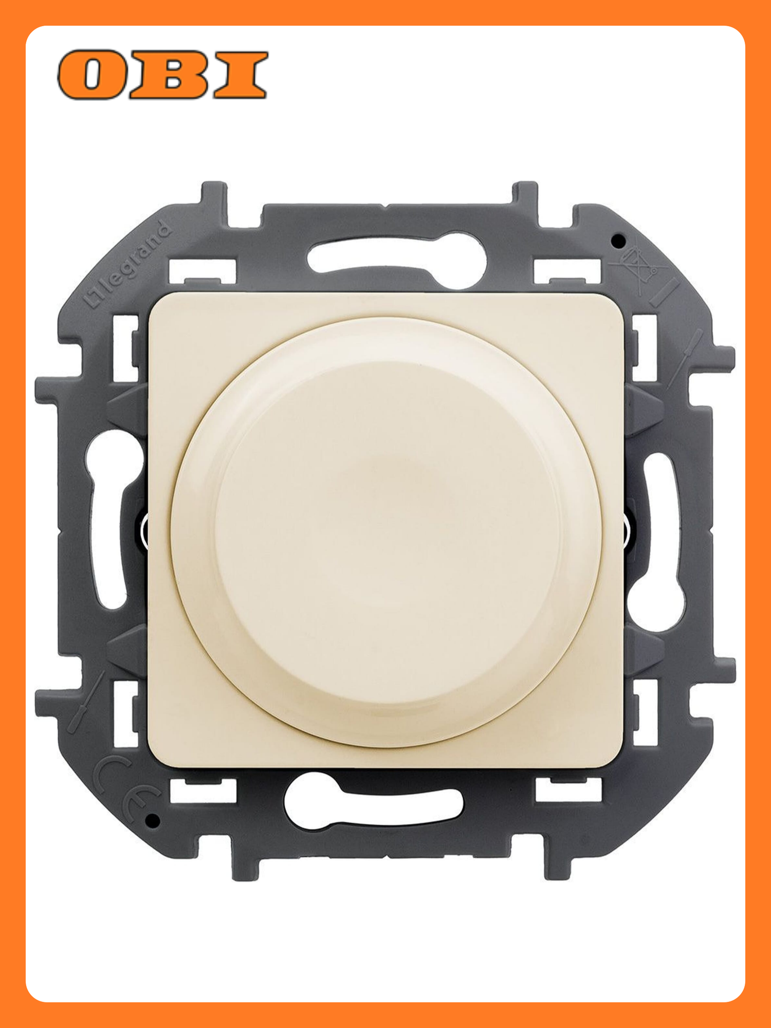 Диммер Legrand Inspiria 673791 бежевый IP40 скрытый монтаж