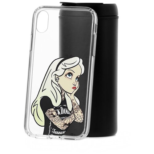 фото Чехол на айфон xr kruche print tattoo girl кruче