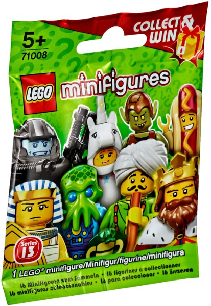 Конструктор LEGO Collectable Minifigures 71008 Серия 13, случайная минифигурка