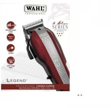 Машинка для стрижки волос Wahl 8147-416H Legend бордовый - фото №11