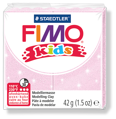 Полимерная глина для детей FIMO kids 206 (перламутровый светло-розовый) 42г
