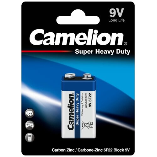 Батарейка Camelion 6F22 Blue BL-1