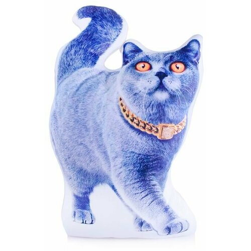 Мягкая игрушка Кот Британец 9.399.1 силиконовая форма кот британец с бантом