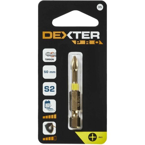 Бита крестовая Dexter Pro XM47DP-1 PH1x50 мм