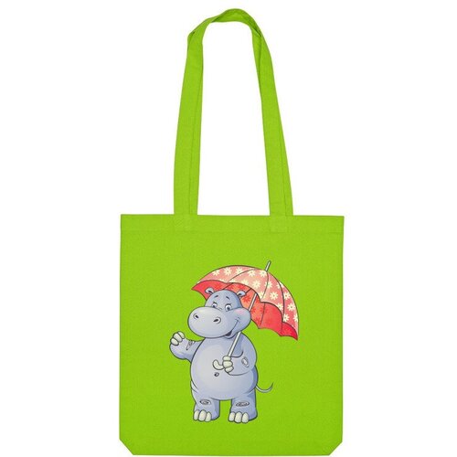 фото Сумка шоппер us basic, зеленый