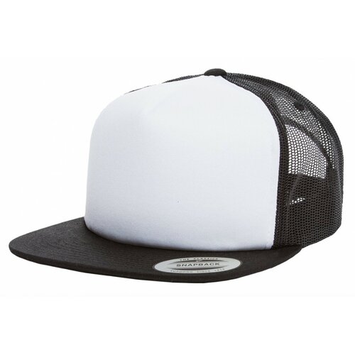 фото Кепка flexfit 6005fw no foam trucker black/white/black