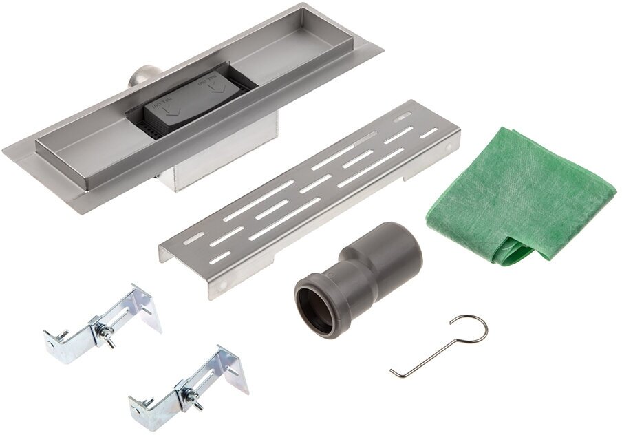 Трап для душа Ore Drain H3 универсальный затвор 300 мм нержавеющая сталь - фото №6