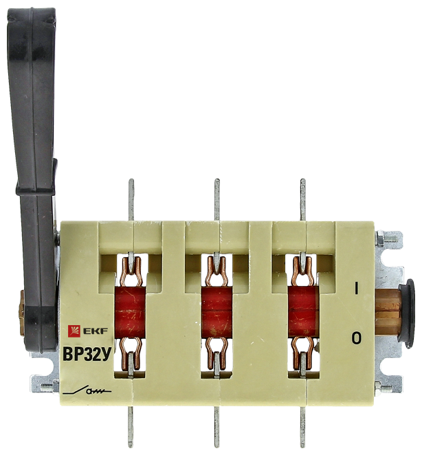Рубильник EKF ВР32У-31В31250 100А на 1 направление открытое исполнение - фотография № 1